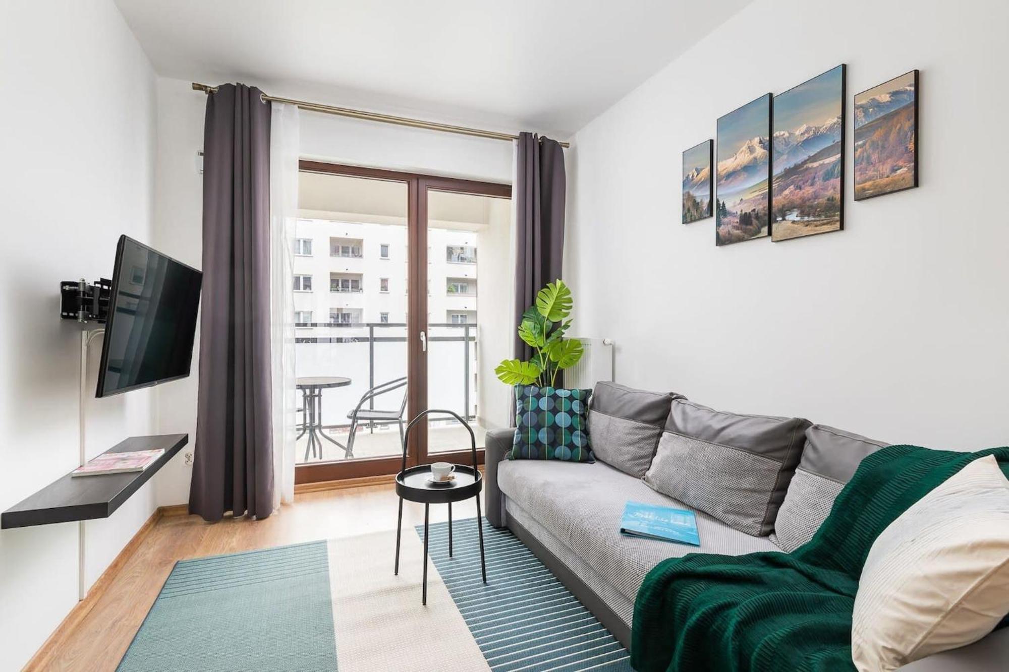 Burakowska 16 - Modern Apartment With Balcony Noclegi Renters Warschau Exterior foto